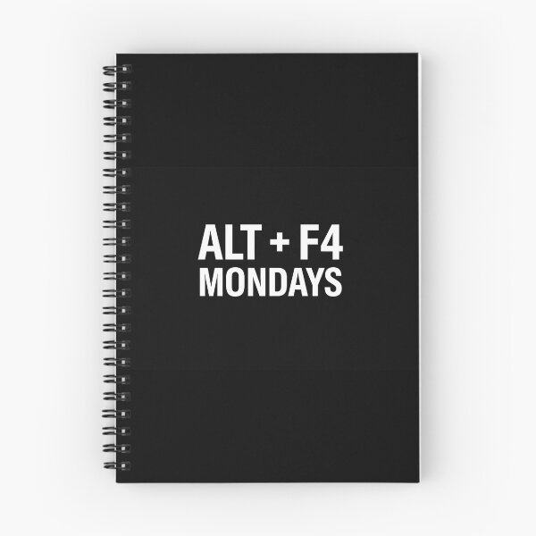 Item preview, Alt + F4 Mondays – Funny Tech Keyboard Shortcut Humor Design designed and sold by MySheetMusicArt.