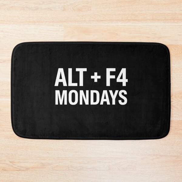 Item preview, Alt + F4 Mondays – Funny Tech Keyboard Shortcut Humor Design designed and sold by MySheetMusicArt.