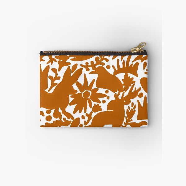 Item preview, Mexican Otomi Texas Orange Mexican Folk Art Pattern designed and sold by TinaSalazar.