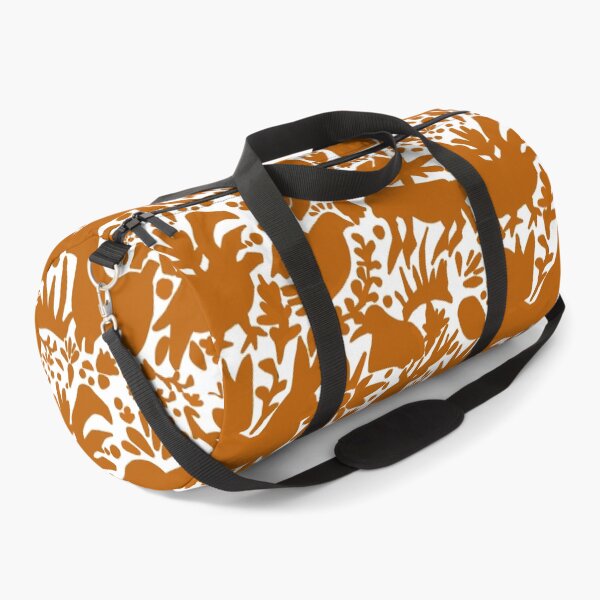 Item preview, Mexican Otomi Texas Orange Mexican Folk Art Pattern designed and sold by TinaSalazar.