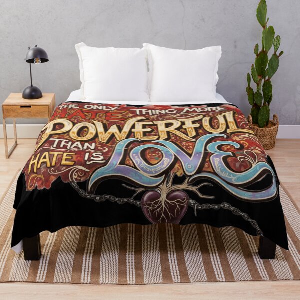 Item preview,  the only thing more powerful than hate is love designed and sold by Fatomfatom.