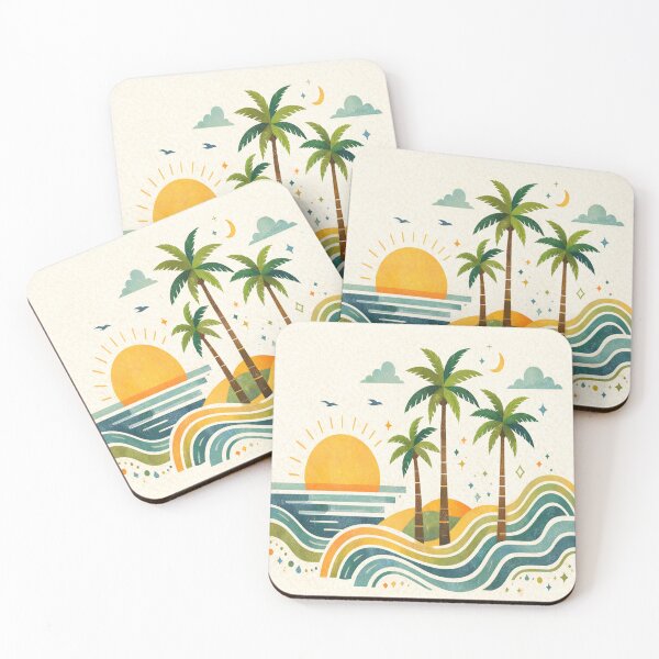 Item preview, Sunlit Palm Escape designed and sold by zamew.