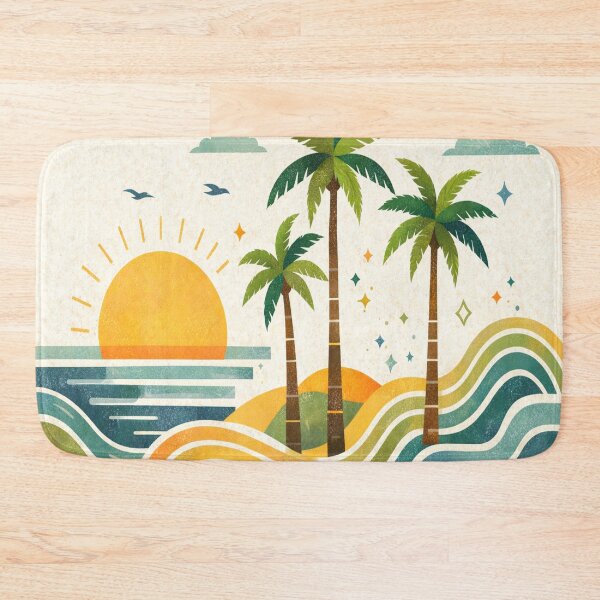 Item preview, Sunlit Palm Escape designed and sold by zamew.