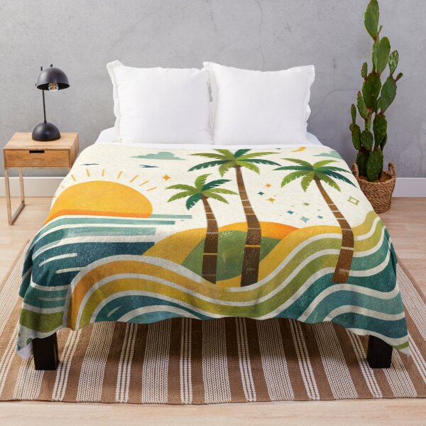 Item preview, Sunlit Palm Escape designed and sold by zamew.