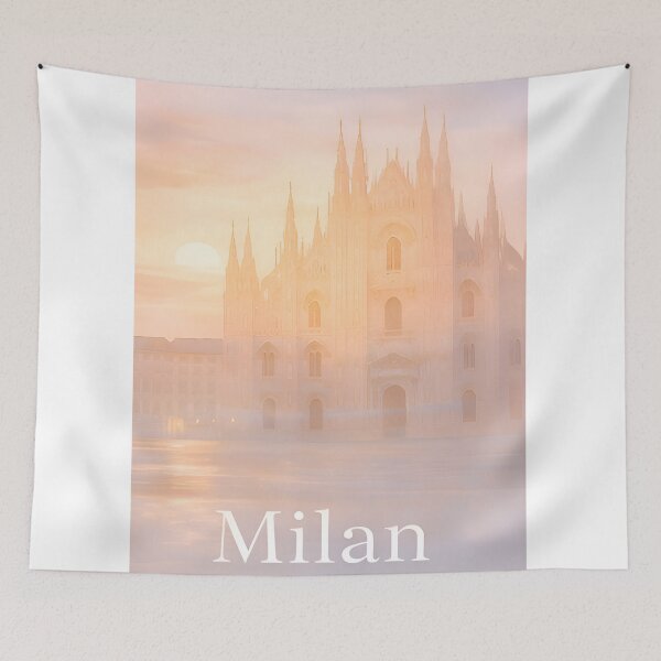 Item preview, Milan Duomo — Minimal Calm Architectural Art designed and sold by Minimal Calm.