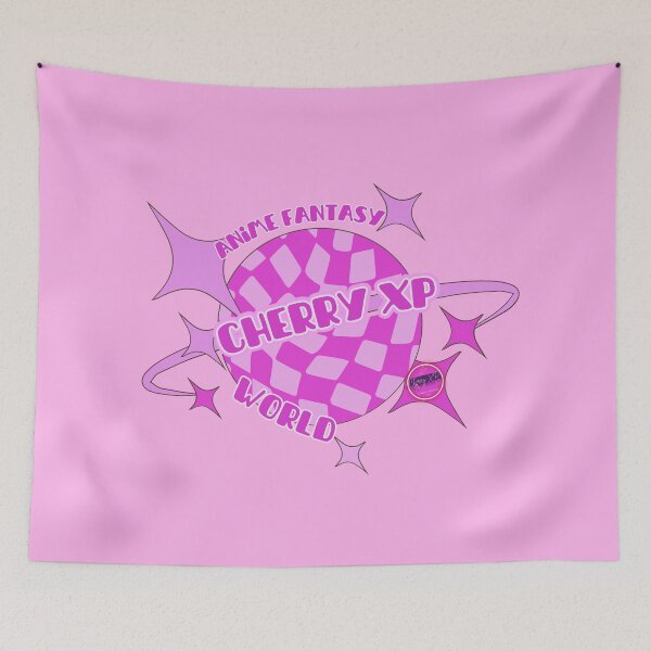 Item preview, Cherry XP Pink Anime Fantasy World Logo designed and sold by CherryXPWorld.