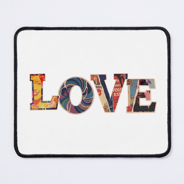 Item preview, LOVE Collage – Psychedelic Colors Edition designed and sold by tviyluv.