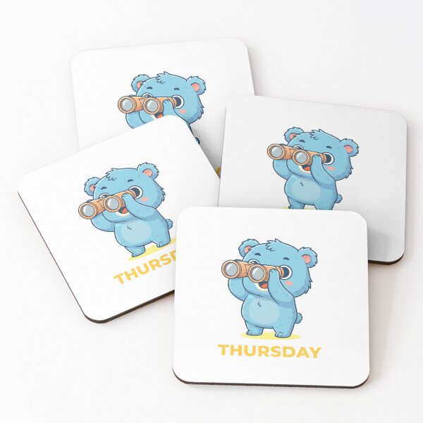 Item preview, Thursday Weekend Vision Blue Bear designed and sold by Printforluck.