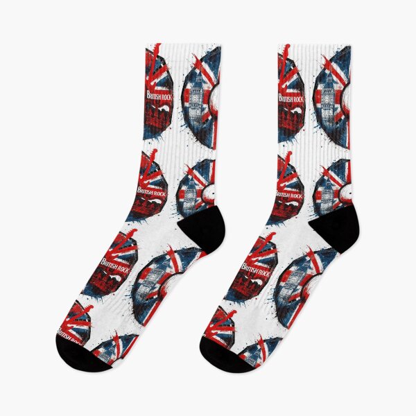 Item preview, British Rock Vinyl — United Kingdom Flag designed and sold by Nacho Average Designs.