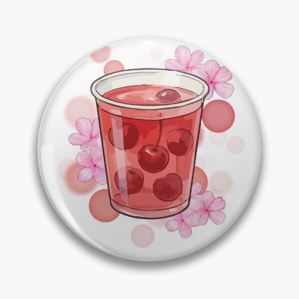 Item preview, Cherry Compote with Flowers – Illustration designed and sold by iamKRUK.