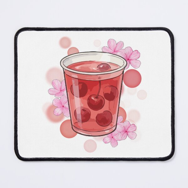 Item preview, Cherry Compote with Flowers – Illustration designed and sold by iamKRUK.