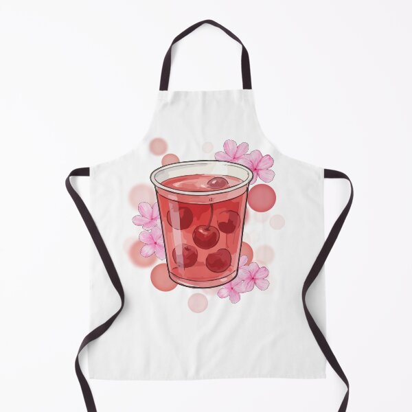 Item preview, Cherry Compote with Flowers – Illustration designed and sold by iamKRUK.