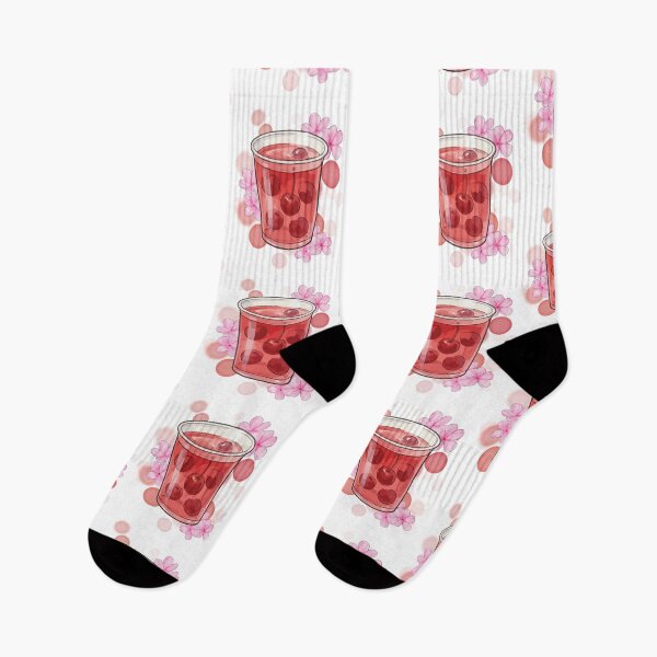Item preview, Cherry Compote with Flowers – Illustration designed and sold by iamKRUK.