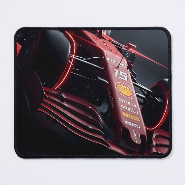 Item preview, Ferrari F1 Neon Speed – Formula 1 Cyber Racing Poster designed and sold by Motorline44.