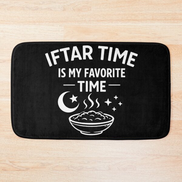 Item preview, Iftar Time Is My Favorite Time – Funny Ramadan Food Quote designed and sold by bilal sibgui.