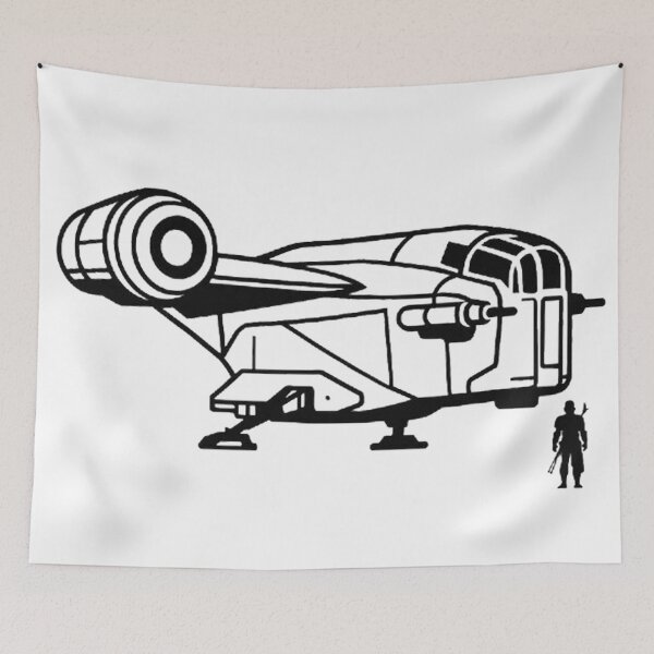 Item preview, Razor Crest Spaceship  designed and sold by MiLaKK.