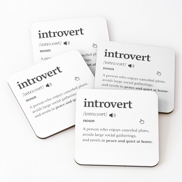 Item preview, Introvert Definition Funny Dictionary Canceled Plans designed and sold by AnnDesignStudio.