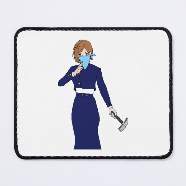 Item preview, Eye‑Patch Anime Heroine with Hammer in Dark Uniform designed and sold by lamiarte.