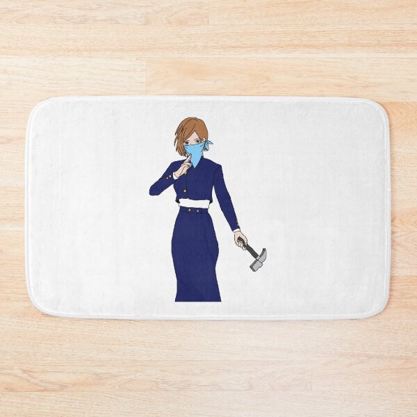 Item preview, Eye‑Patch Anime Heroine with Hammer in Dark Uniform designed and sold by lamiarte.