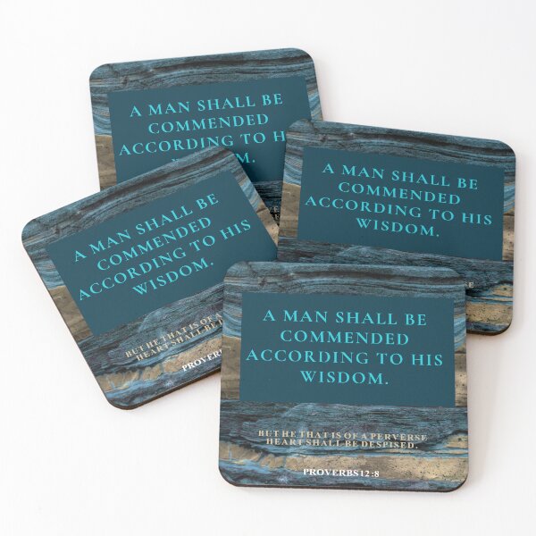 Item preview, Proverbs 12:8 designed and sold by Undonemadenew.