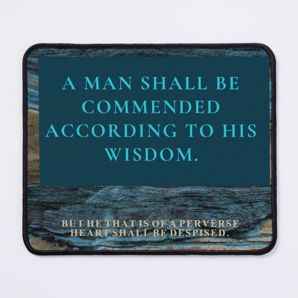 Item preview, Proverbs 12:8 designed and sold by Undonemadenew.