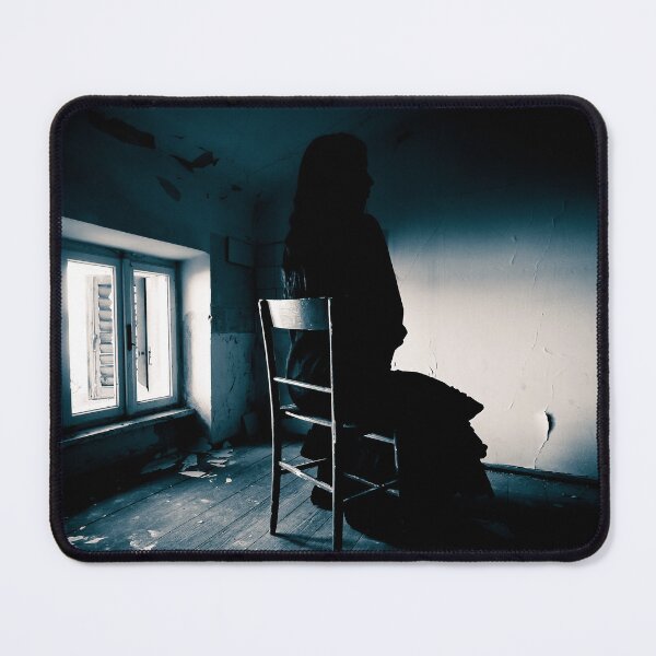 Item preview, Cinematic still capturing a ghostly presence inside a decaying hotel space designed and sold by grande76.