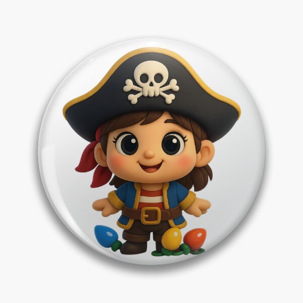 Item preview, Christmas Pirate Girl designed and sold by Sillytoe.