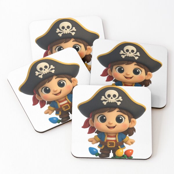 Item preview, Christmas Pirate Girl designed and sold by Sillytoe.