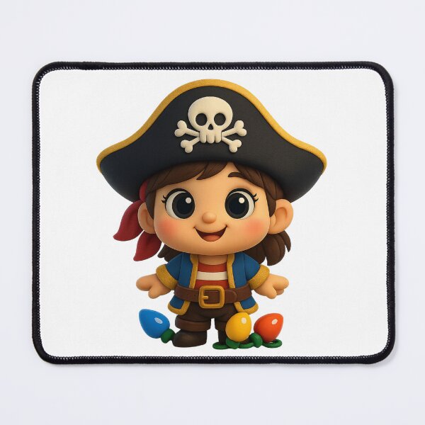 Item preview, Christmas Pirate Girl designed and sold by Sillytoe.
