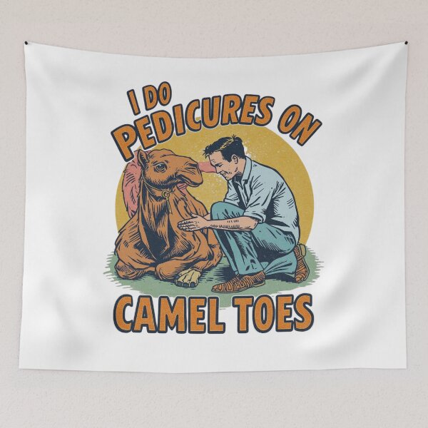 Item preview, I Do Pedicures On Camel Toes Funny Joke T-Shirt designed and sold by Martysstore.