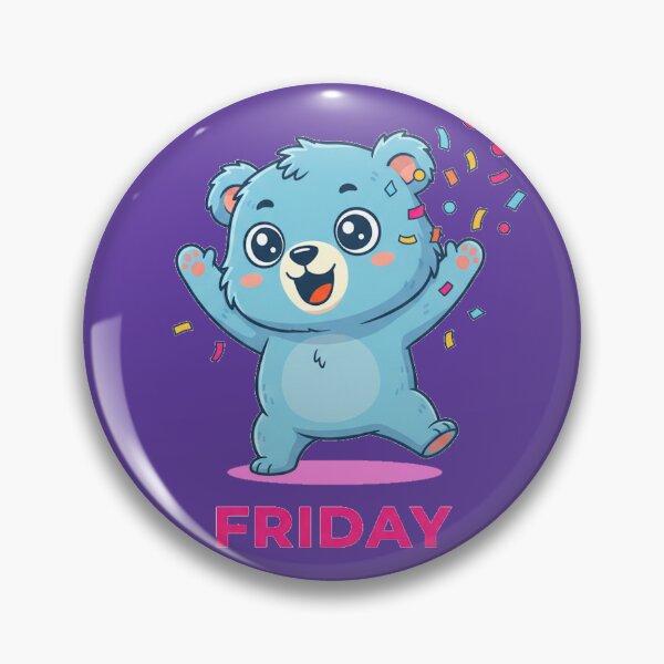 Item preview, Friday Party Celebration Blue Bear designed and sold by Printforluck.