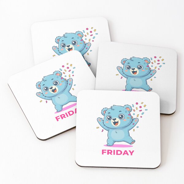 Item preview, Friday Party Celebration Blue Bear designed and sold by Printforluck.