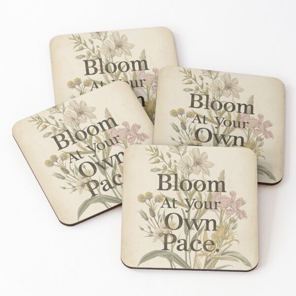 Item preview, Bloom At Your Own Pace | Aesthetic Spring Flower designed and sold by YvkafromPoland.
