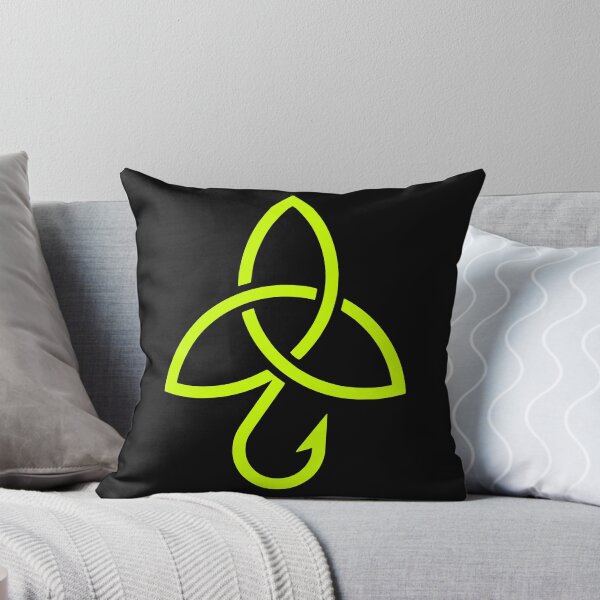 Item preview, Celtic Trinity Hook Minimal Fishing Icon designed and sold by EimSol.