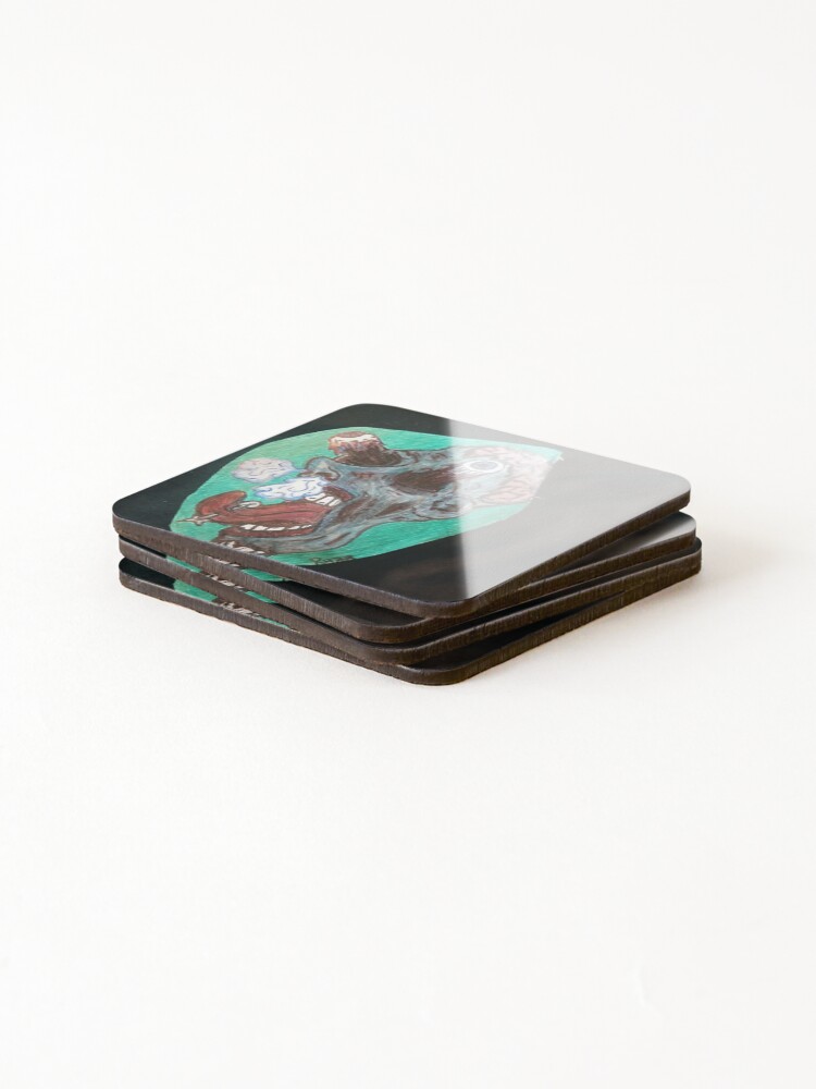 Thumbnail 4 of 5, Coasters (Set of 4), Crazy designed and sold by J-Razz.