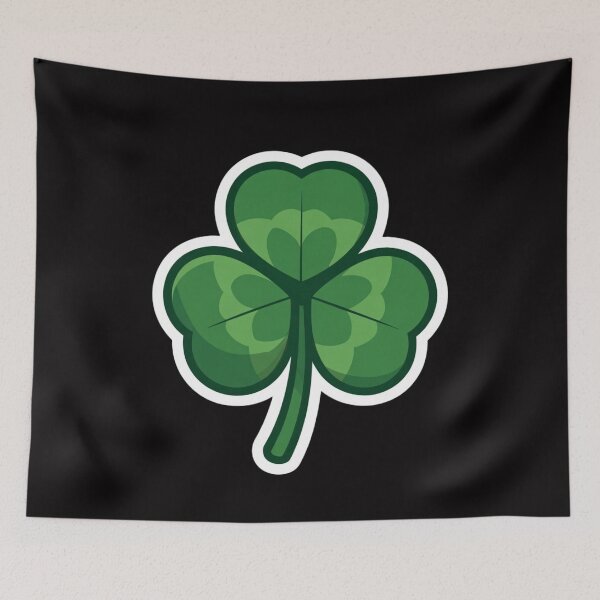 Item preview, Lucky Green Heart Shamrock designed and sold by Amevvoo.