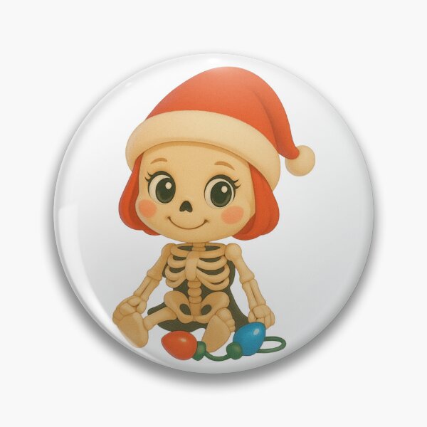 Item preview, Christmas Skeleton Girl designed and sold by Sillytoe.
