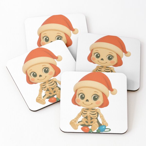 Item preview, Christmas Skeleton Girl designed and sold by Sillytoe.