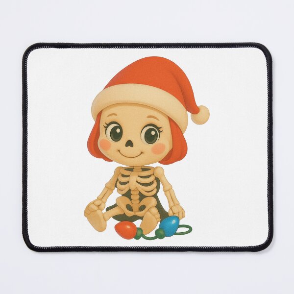 Item preview, Christmas Skeleton Girl designed and sold by Sillytoe.