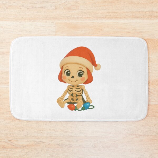 Item preview, Christmas Skeleton Girl designed and sold by Sillytoe.