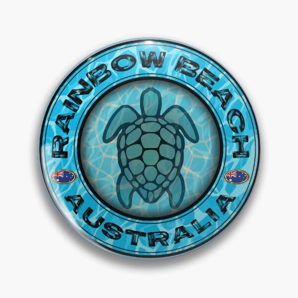 Item preview, Rainbow Beach Australia sea turtle vintage designed and sold by studioss76.