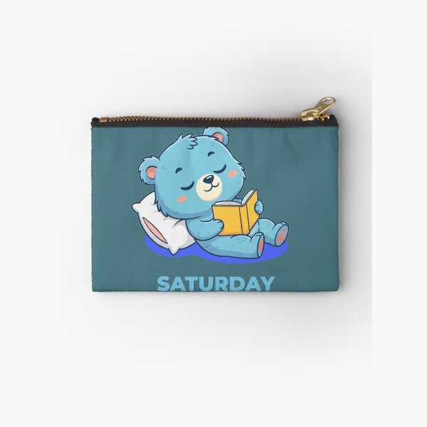 Item preview, Saturday Reading & Chill Blue Bear designed and sold by Printforluck.