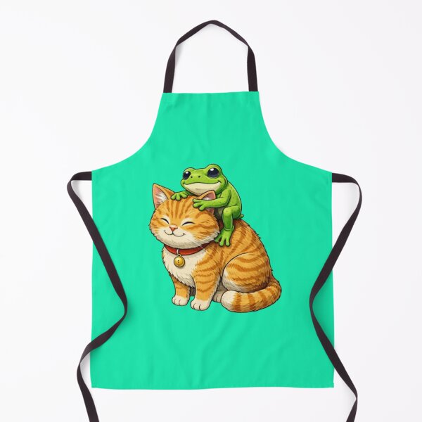 Item preview, Cat and frog, happy accomplices designed and sold by FroggyOnly.