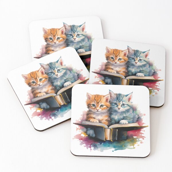 Item preview, Bookish Kittens designed and sold by bubblyrainbow.