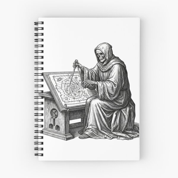 Item preview, The Architect of Worlds - Skeleton DM Engraving designed and sold by The Arcane Archives.