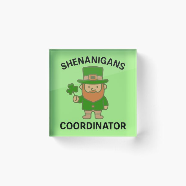 Item preview, Shenanigans Coordinator Shirt | St Patricks Day Teacher Tee | Leprechaun Shamrock Shirt | Classroom Humor Gift designed and sold by rvanderveken.