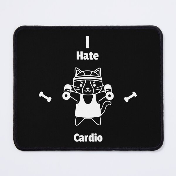 Item preview, I Hate Cardio Fitness Gym designed and sold by PTMerchco.