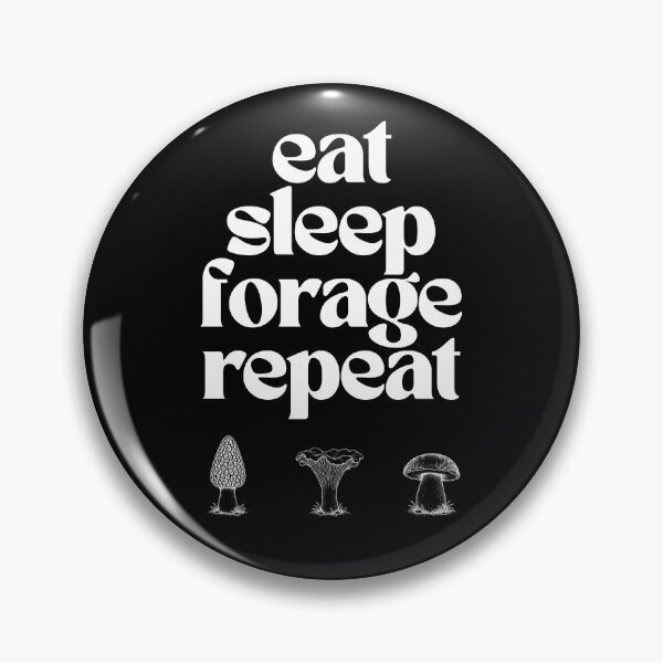 Item preview, Eat Sleep Forage Repeat Shirt – Funny Mushroom Forager Design for Mycology Lovers designed and sold by Identity Club Co.