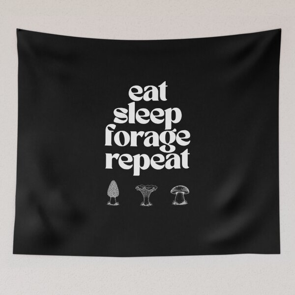 Item preview, Eat Sleep Forage Repeat Shirt – Funny Mushroom Forager Design for Mycology Lovers designed and sold by Identity Club Co.