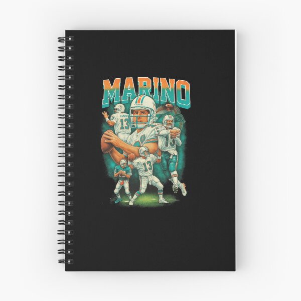 Item preview, Dan Marino Vintage Miami Dolphins Collage Art – #13 NFL Quarterback Legend designed and sold by TheArtOfCar.